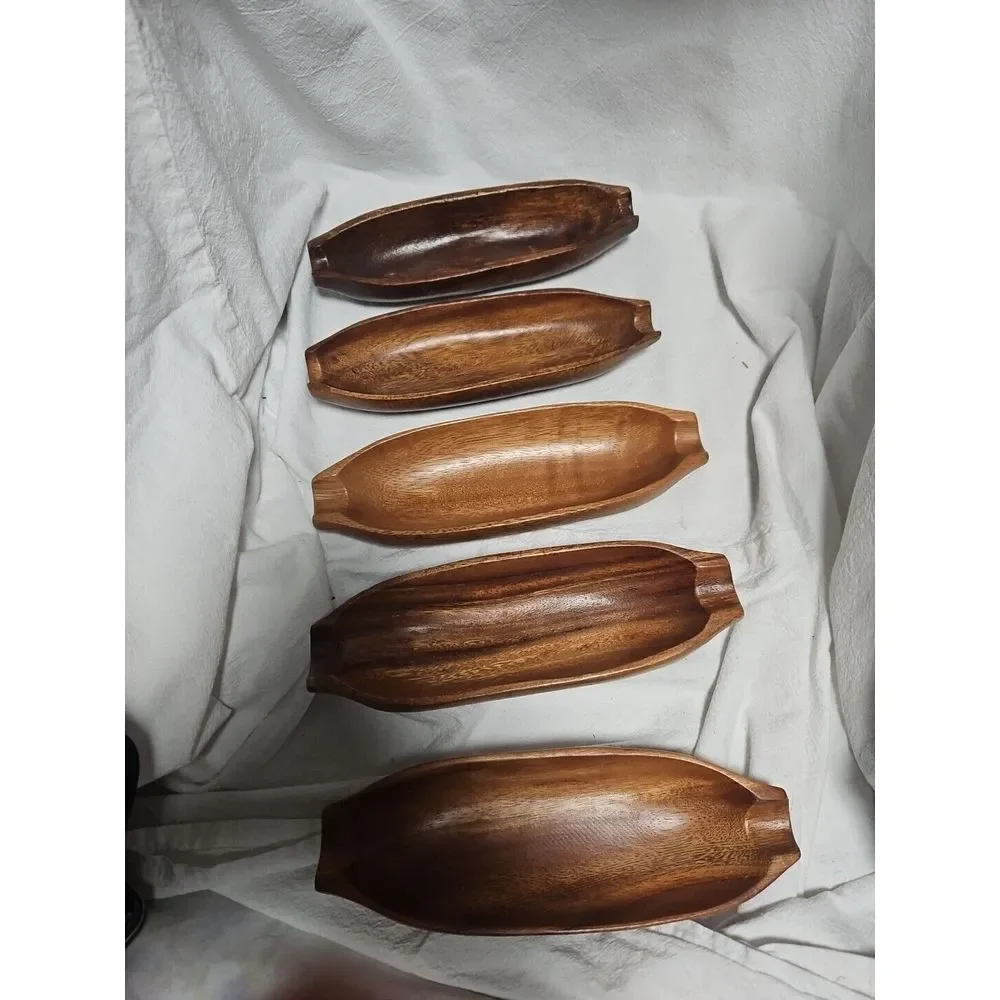 Vintage Wooden Corn Cob Holders Handmade  Set Of Five‎